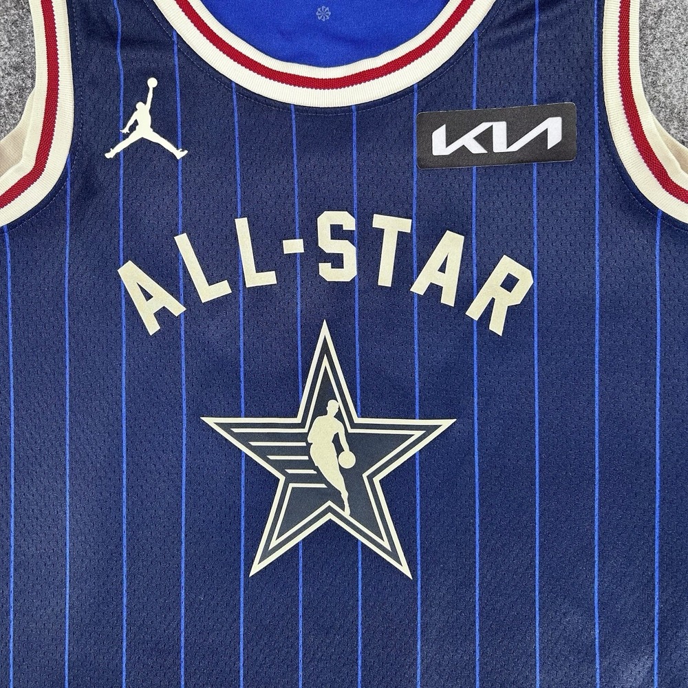 Nikola Jokic Jordan 2024 NBA All-Star Swingman Jersey Men's Small Blue - Picture 3 of 13